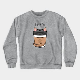 Cuppa Cat Crewneck Sweatshirt